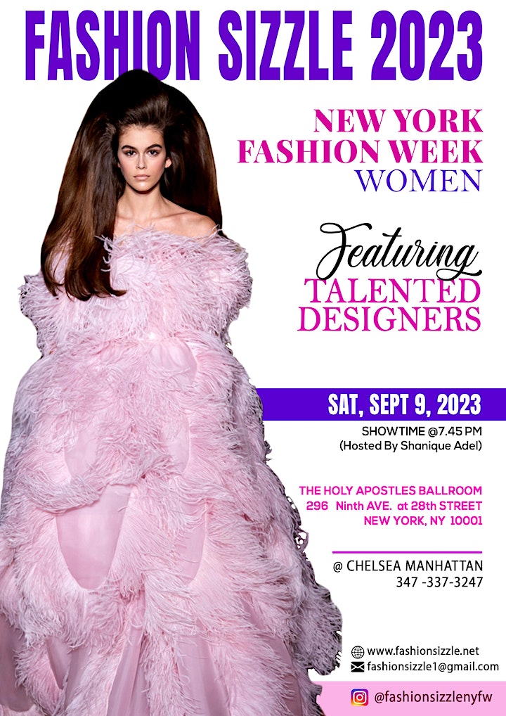 New York Fashion Week – Spring/Summer 2024  Showcase By Fashion Sizzle